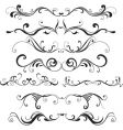 Floral trims vector image