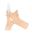 Washing Hands vector image
