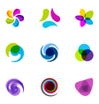 Logo design elements set 11 vector image