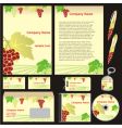 Business templates vector image