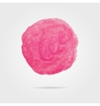 Pink watercolor spot with shadow Pink watercolor spot with shadow vector image