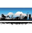 Cityscape background urban art vector image