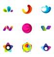 Logo design elements set 13 vector image