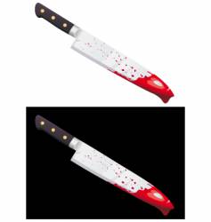 Bloody knife vector image