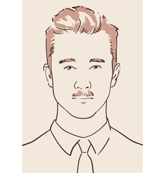 Man vector image