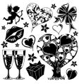 Valentines day collection vector image