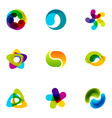Logo design elements set 16 vector image