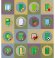 Sport flat icons 79 vector image