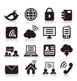Icon communication vector image