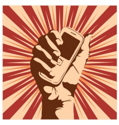 Cell phone vector image