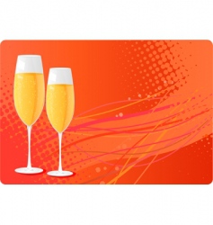 Champagne glass Champagne glass vector image