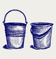 Bucket vector image