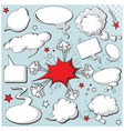 Comics style speech bubbles vector image