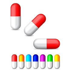 Icon of colored tablets vector image