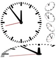 Dial Clock vector image