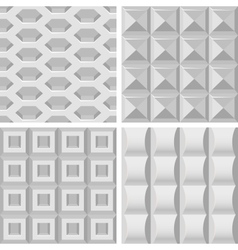 Set with light textures vector image