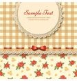 Floral background vector image