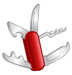 Pocket knife vector image