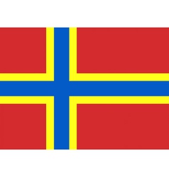 Flag of Orkney vector image