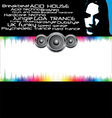 Flyer design - party time vector image