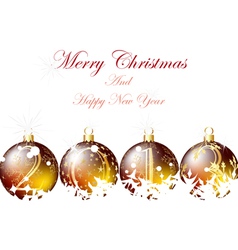 New Year background vector image