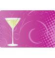 Martini background vector image