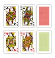 Playing cards vector image