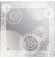 Gears background vector image