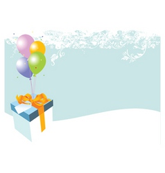 Gift box vector image