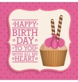 Happy birthday design Happy birthday design vector image