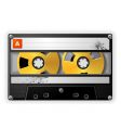 Audio tape cassette vector image