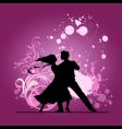 Ballroom dancers vector image