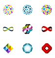 Logo design elements set 25 vector image