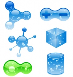 Jelly objects vector image