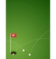 Golf design vector image