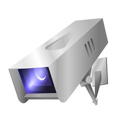 Outdoor security camera vector image