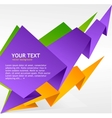 Abstract speech bubble vector image