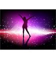 Dancing woman Dancing woman vector image
