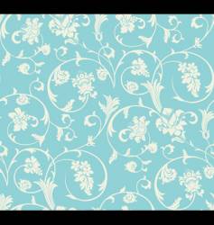 Vintage wallpaper pattern vector image