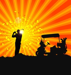 Golf vector image