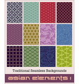 Asian elements vector image