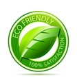 Eco friendly label vector image