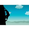 Climber vector image