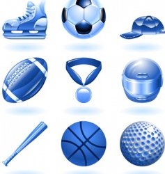 Sports icon set vector image