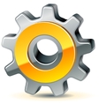 Gear as preferences icon vector image