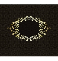 Vintage frame vector image