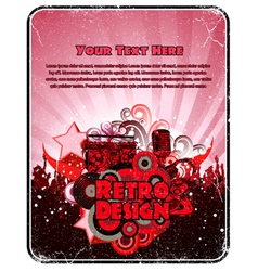 Music banner vector image