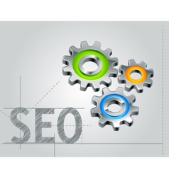 Seo concept vector image