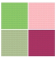 Grainy mosaic seamless set vector image