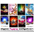 Music background vector image